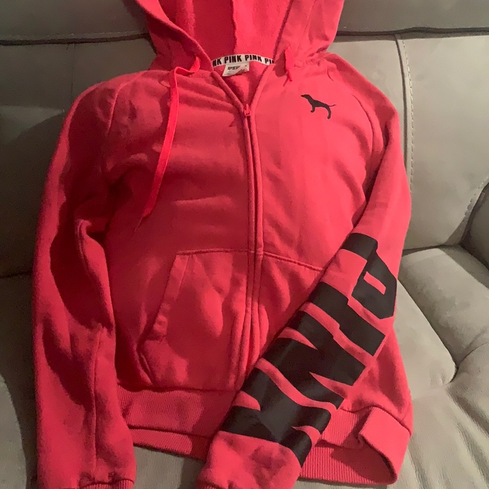 VS PINK full zip hoodie